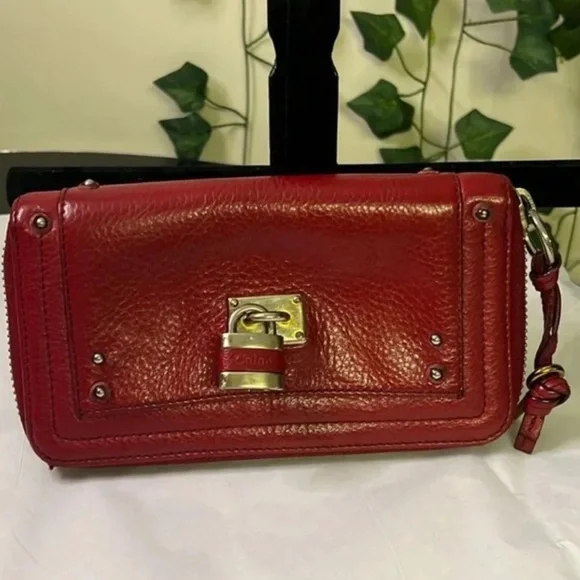 Chloe Red Wallet - Picture 1 of 1